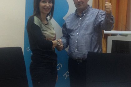 Среща на посланик Таня Димитрова с кмета на Биоград на мору